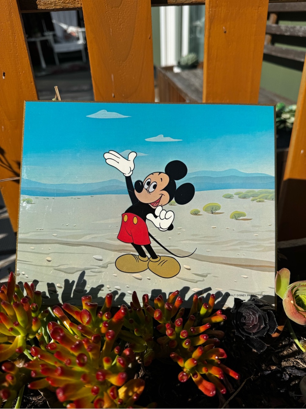 Disney Mickey Mouse Art — Blue, Red, Black